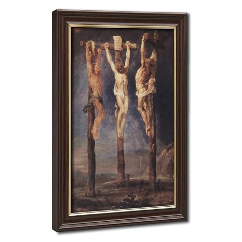 Impression toile Les Trois Croix Rubens cadre suspendu salon