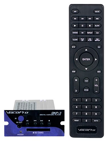 VocoPro DKP3 Compact Digital SD Card Karaoke Player