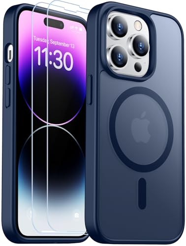 Coque iPhone 14 Pro Max bleu pour un quotidien actif sans traces ni rayures