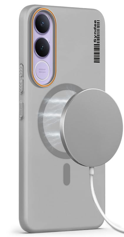 Mr. Case Back Cover for Vivo V70 FE 5G Sleek Frosted Translucent Back Only Compatible with Wireless Magnetic Accessories | Anti-Scratch Shockproof Phone Case – Grey Mr. Case Back Cover for Vivo V70 FE 5G Sleek Frosted Translucent Back Only Compatible with Wireless Magnetic Accessories | Anti-Scratch Shockproof Phone Case – Grey