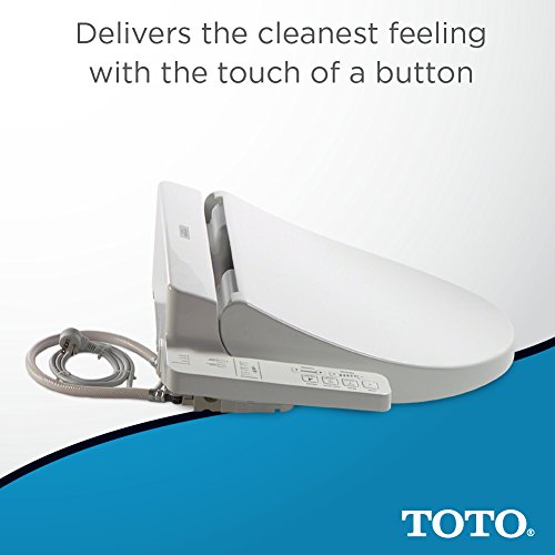 TOTO-SW201401-A100-WASHLET-Electronic-Bidet-Toilet-Seat-with-SoftClose-Lid-Elongated-Cotton-White