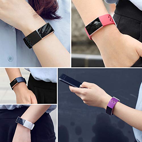 Pulseiras Wepro compatíveis com Fitbit Charge 4/Charge 3/Charge 3 SE, pulseira à prova d'água com o