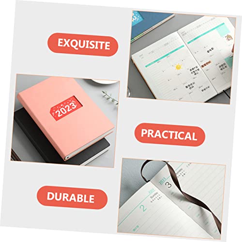 STOBOK Caderno Caderno Colorido Agenda Bloco De Notas Bloco De Notas Portátil Planejador De Agenda P