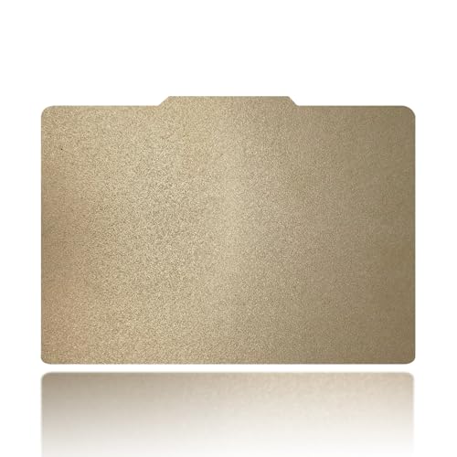 Henaiser 270x200mm Gold PEI Build Plate for Qidi X-Plus/Tech i-Mates, Double Sided Textured PEI Flexible Spring Steel Platform Heated Printing Bed for Qidi X-Plus/Tech i-Mates 3D Printer