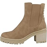 Schuhweite: Schmal s.Oliver Damen 5-5-25461-39 Chelsea-Stiefel, Camel, 40 EU