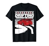 Import Car Ugly Christmas T Shirt Gift Drifting Through Snow