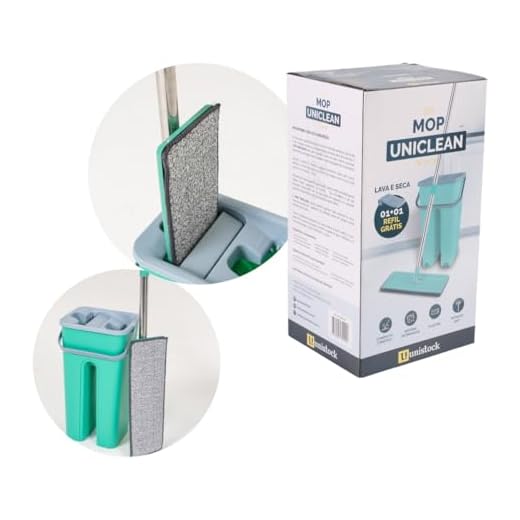 FLAT MOP UNICLEAN LAVA E SECA UNISTOCK - 01 REFIL GRÁTIS
