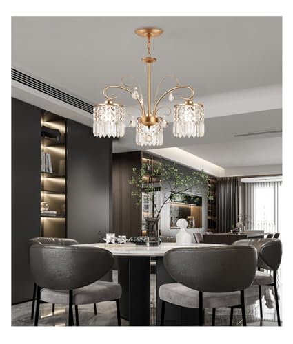 Lustre en cristal moderne de salon d'exception avec éclairage LED suspendu haut de gamme