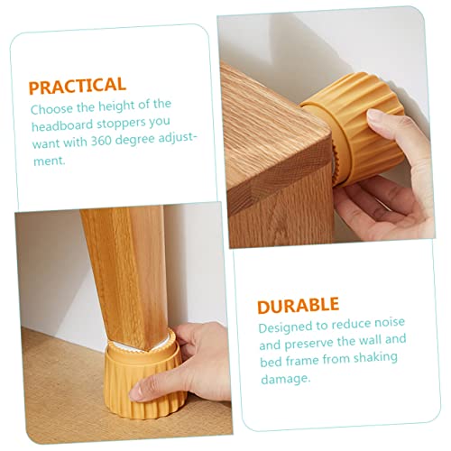 PRETYZOOM 4 Pcs âncora de cabeceira suporte de parafuso cama de parede suporte para moveis Suporte p