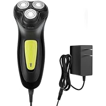 BlueFire Head Shaver for Bald Men, Corded 3D Electric Rotary Shavers with Pop-up Trimmer,Bald Head Close Shaver for Men, Rotary Shaver Electric Dry Shave Yellow