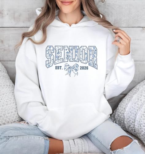 Floral Senior 2026 Sweatshirt Toile De Jouy 2026 Senior Coquette Shirt2