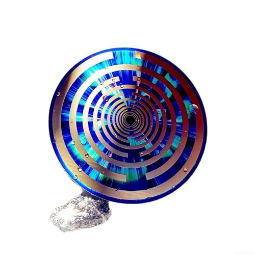 Für Tesla Energy Disk mit Lakhovsky Multi-Wave-Oszillator mit doppelseitiger vergoldeter Spule und Farbtherapie zur Energieoptimierung