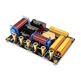 Tomantery Zwei-Wege-Hochleistungs-Lautsprecher-Crossover mit Hitzebeständigem Design für Zwei 10-12-Zoll-Lautsprecher, 550-W-Frequenzteiler für Professionellen Sound, Ideal für Bühnenprofis