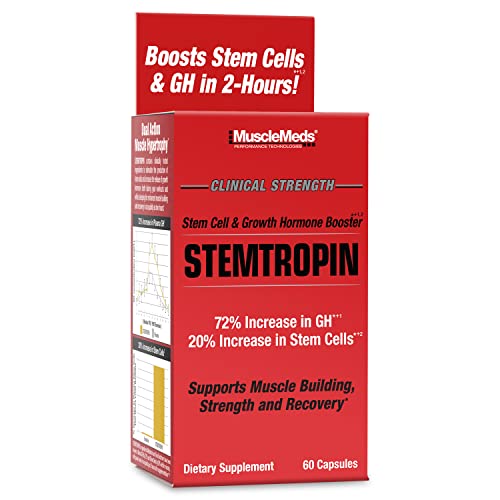 MuscleMeds STEMTROPIN Stem Cell & Growth Factor Booster, Natural Supplement