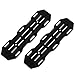 Dilwe Plastic RC Car Decorative Board Anti-Skid Auto-Help Board Compatible with 1/10 RC Crawler Car, 2Pcs (Black)