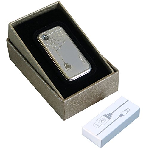 Briquet spirale incandescente pour extérieur coupe-vent argenté - 5