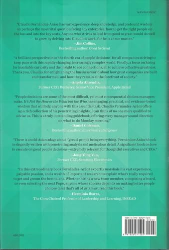 It's Not the How or the What But the Who: Succeed by Surrounding Yourself with the Best