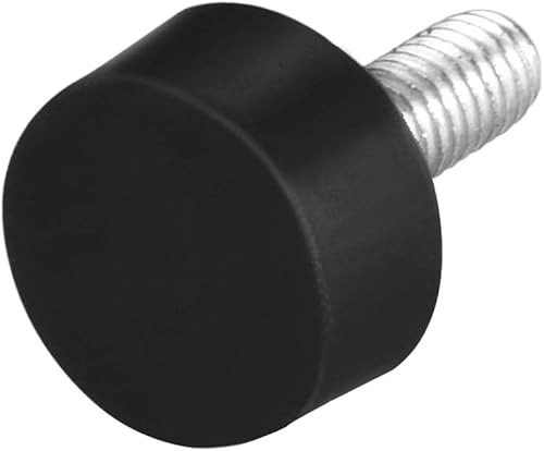 Miniatura 5 de uxcell Soportes de goma de rosca M6, aisladores de vibración, amortiguador cilíndrico con pernos, 0.709 in x 0.315 in, 8 piezas