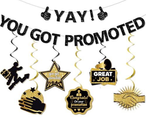 Yay! You Got Promoted Congratulations Banner Congratulations Decorations Promotion Decorations