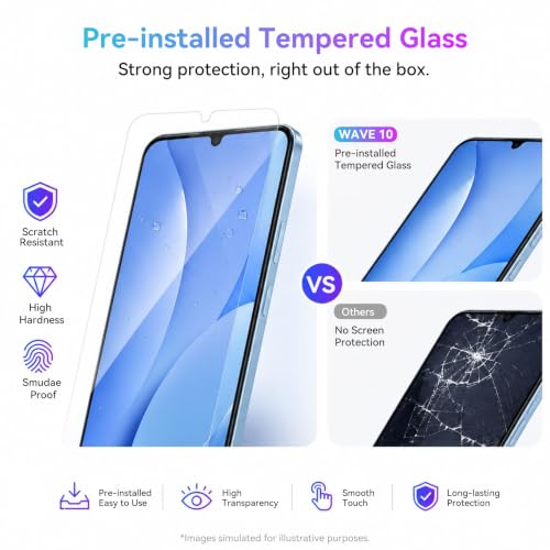 Blackview Wave 10 4G Unlocked Android Phone, 256GB, 6.88" 120Hz by Blackview - Used condition - Image 7