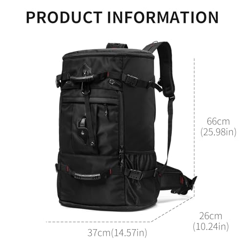 Image of YOUMIAN Large Capacity Backpack For Travel Hiking Sports (BLack 1056X, Extra Large)