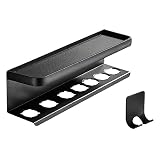 chiwanji Pelo para Colgar en La Pared, Soporte para Colgar Secadora, Organizador de Herramientas para El Cabello, Soporte para Secador de Pelo Monta,...