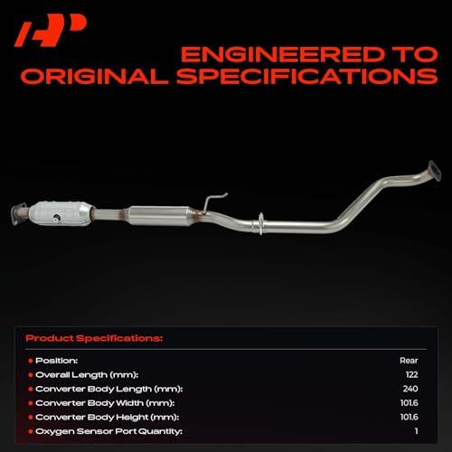 A-Premium Catalytic Converter Kit Direct-Fit Compatible with Hyundai Elantra 2011-2013 1.8L & Kia Forte 2014-2016 2.0L, Forte Koup 2014 2.0L, EPA Compliant by A-premium - Image 3