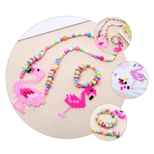 Toyvian 3 Partidas pegboards de plástico transparente claro fusível faça você mesmo brinquedos placa