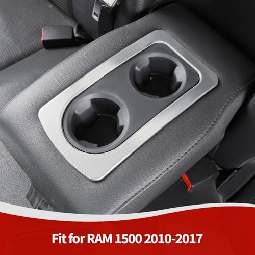 Cubierta de portavasos trasera para RAM 1500 2010-2017 cromo miniatura 4