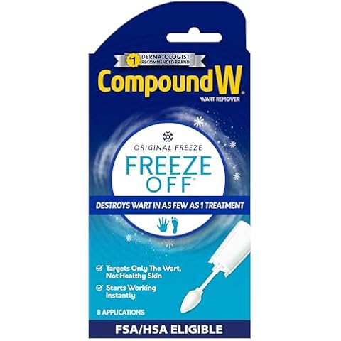 Compound W Freeze Off Wart Remover, Wart Removal System for Removing Common & Plantar Warts, 8 Applications Cover