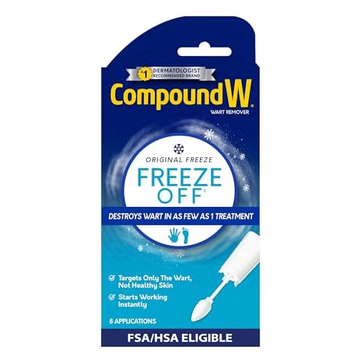 Compound W Freeze Off Remover, 8 Applications, White, 1 Count