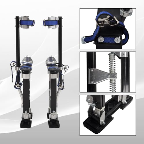 image for TBAPFS Drywall Stilts 15-23 Inch Height Adjustable Lifts Aluminum Tool