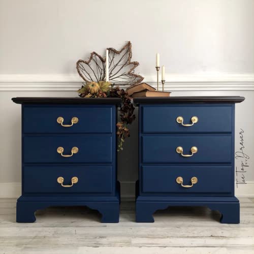 Dixie Belle Paint Company Chalk Finish Furniture Paint | Bunker Hill (16Oz) | Matte Indigo Blue Chic Chalk Mineral Paint | Diy Furniture Paint | Made In The Usa #TOP3