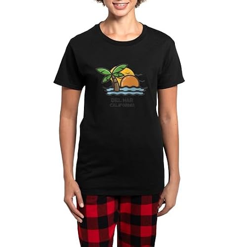CafePress California Del Mar Pajamas Womens Novelty Pajama Set, Comfortable PJ Sleepwear