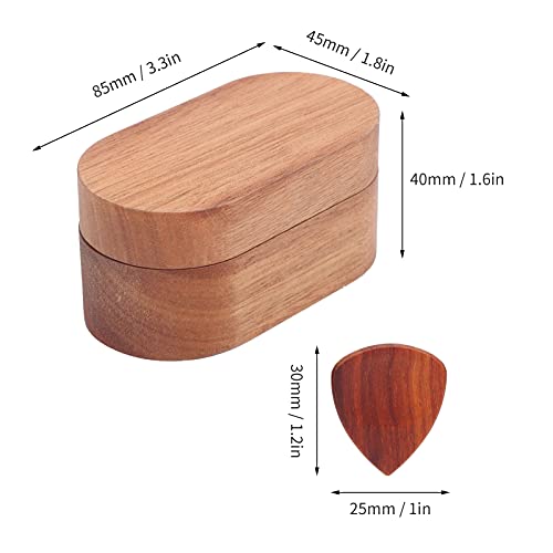Uitar Pick Holder, Gitaar Pick Box Corrosieweerstand Anti Aging voor Gitaar(Doos 1 + 3 plectrums) - Image 7