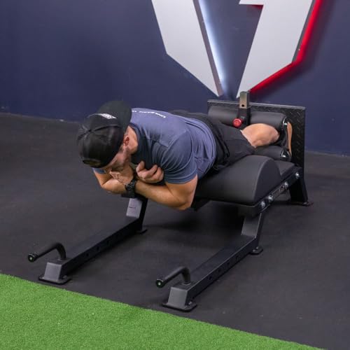 Titan Fitness Adjustable Floor Glute & Hamstring Developer (GHD), Cross Training Workout Lifting Equipment in Home and Commercial Gym - Thumbnail 4