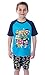 Teen Titans Go! Boys' Little Pizza Toppings Pajama Short Set, Blue 6/7