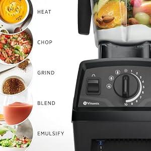 Vitamix Explorian Blender with Programs, Professional-Grade, 64 oz. Low-Profile Container, Black (Renewed Premium) Vitamix Explorian Blender with Programs Professional Grade 64 oz Low Profile Container Black Renewed Premium