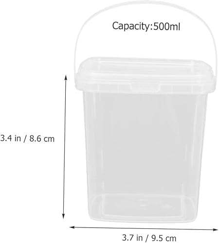 Miniatura 4 de TIDTALEO Cubo de helado de 16.9 fl oz, recipientes para helado casero de pavo y salmuera con tapa, contenedor reutilizable para helado, barril en