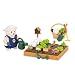 Li’l Woodzeez 31-teilig Schaf im Garten Figur und Zubehör Set – weiche Tierfigur, Gemüsebeet, Gießkanne und mehr – Spielzeug für Kinder ab 3 Jahren