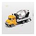 Produktbild Demoyu 19cm Abschleppwagen Spielzeug Krananhänger mit Engineering Fahrzeuglegierungspaket Rückenbagger Zementmischer Auto Spielzeug für Kinder Jungen (Farbe : Small)