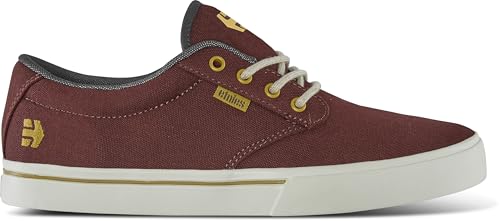 etnies Men's Jameson 2 Eco Skate Shoe, Burgundy, 6.53