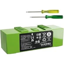MULS ABL-F Battery Replacement for iRobot Roomba i3 i3+ 3150 3550 i4 i4+ 4150 4550 4552 e5 e5150 e6 e6198 i7 i7+ j7 j7+ 7158 7150 7550 7558 i8 i8+ i8550 for Roomba i & e & j Series 4460mAh 14.4V