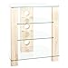 RFIVER Mueble HiFi Mesa TV Madera con 4 Estante para Equipos de...