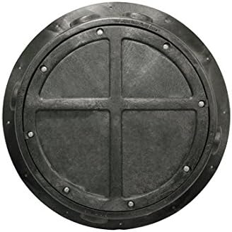 Jackel Original Radon/Sump Dome Model SMR16101-B - Black Polyethylene Structural Foam - Submersible Sump Pump Cover - Radon Mitigation Covers