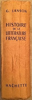 Hardcover Histoire de la Litterature Francaise [French] Book