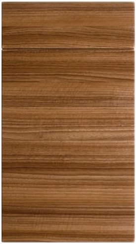 Apollo Walnut High Gloss Vinyl Wrapped Replacement Kitchen Cabinet Cupboard Unit Carcass Doors & Drawer Fronts - Plinth 3050 X 150 X 18