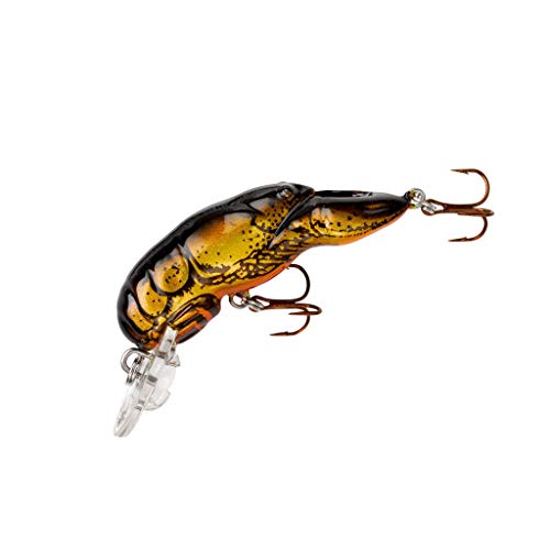 Rebel F77-84 Teeny Wee Craw, 1/10-Ounce, 1-1/2-Inch, Moss Crawfish