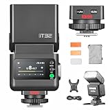 GODOX IT32 TTL Camera Flash with X5 Wireless Flash Trigger for Canon Cameras Compatible with Godox X Series (X3/X3Pro/XPro/XProII/X2T), 2.4G Wireless, GN18, Recycle Time 1.5s, Magnetic Interface