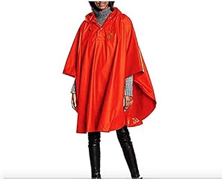Charles River Unisex Pacific Poncho Raindrop Edition (Neon Orange)